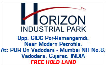 horizon-industrial-park-land-plot-shed-on-rent-lease-vadodara-Opp.-GIDC-Por-Ramangamdi,-Near-Modern-Petrofils,-At-POR-On-Vadodara-Mumbai-NH-No.8,Delhi-Mumbai-Industrial-Corridor-(DMIC),-Gujarat,-INDIA